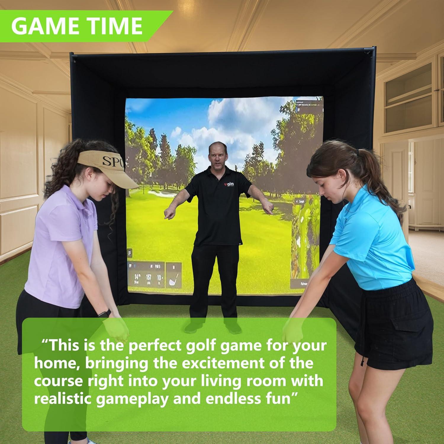 Red de Golf Impact Sports Estándar 2.5x1.5m Negra