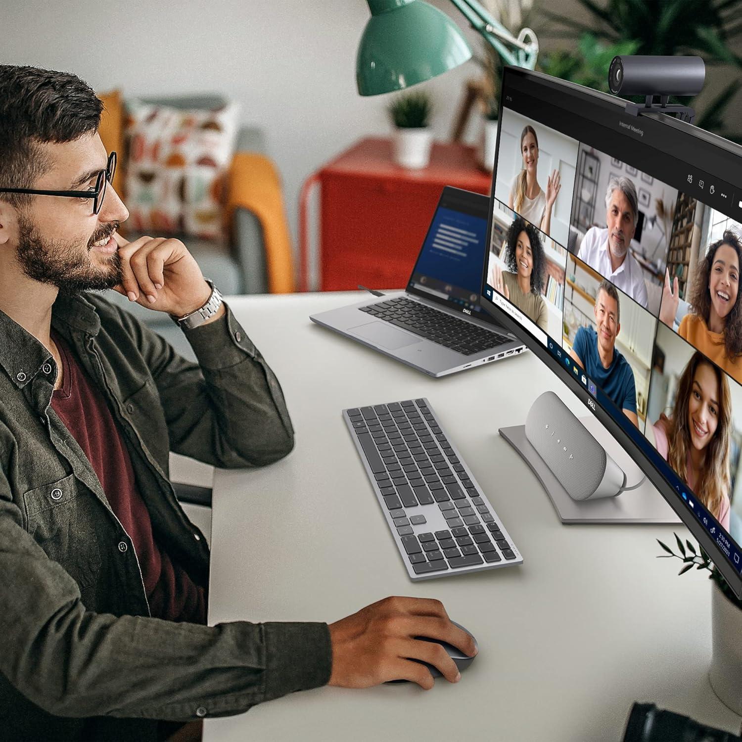 Altavoz USB Dell SP3022 para PC y Laptop - Audio Dúplex 2x1.8W