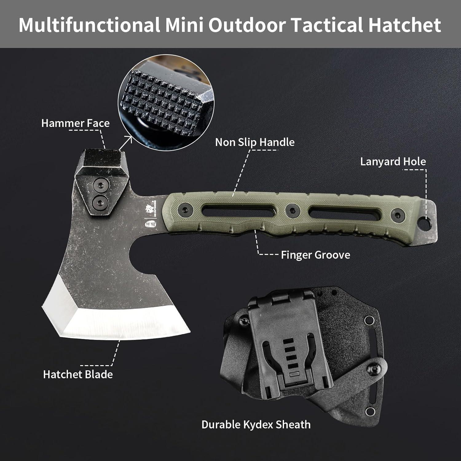 Hacha Táctica HX OUTDOORS FT-16C Verde OD 25.2 cm
