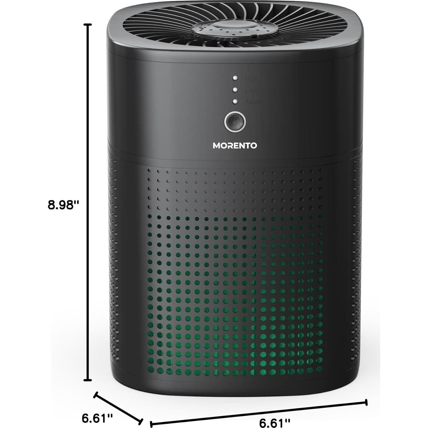 Purificador de Aire MORENTO HY1800 HEPA para Humo y Alergias