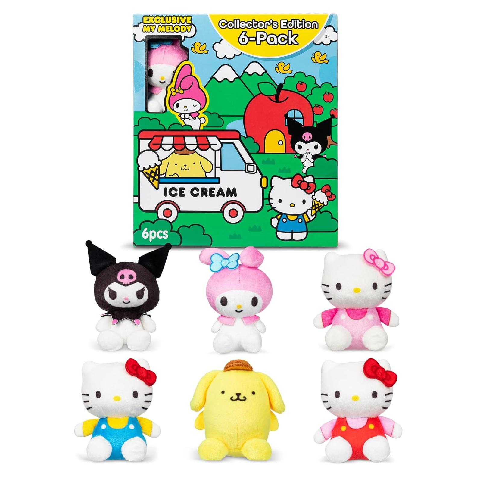 Micro Teenies Hello Kitty y Amigos - Paquete de 6 Figuras
