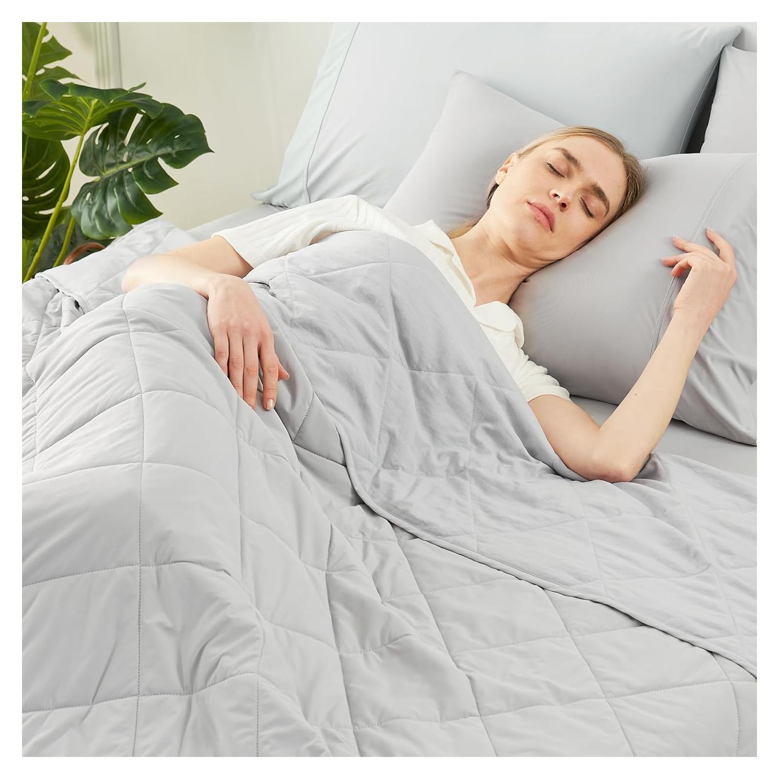 Manta Fresca y Acogedora Q-Max 0.4 127x178 cm Gris Frío