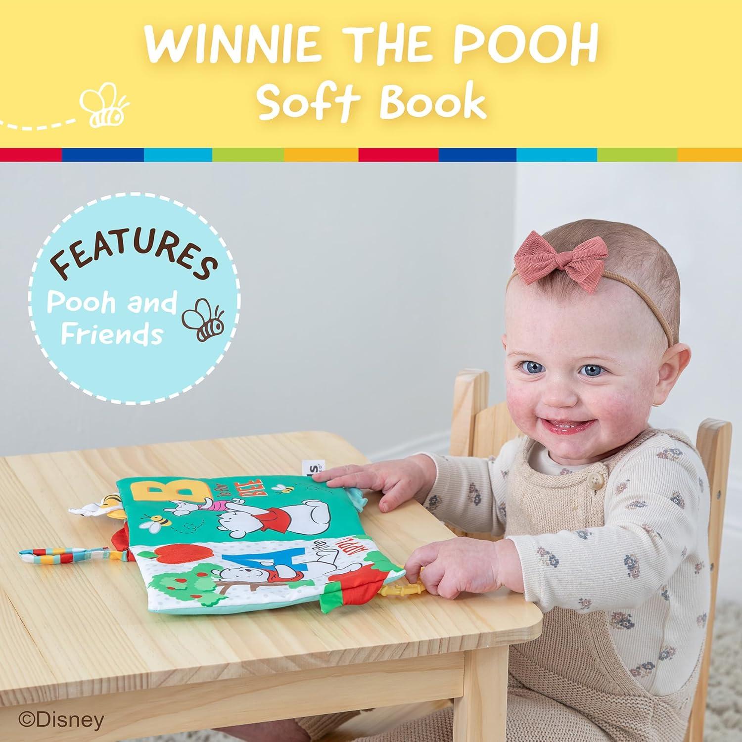 Libro de Tela Suave Disney Winnie the Pooh para Bebés 12.7x19.05cm