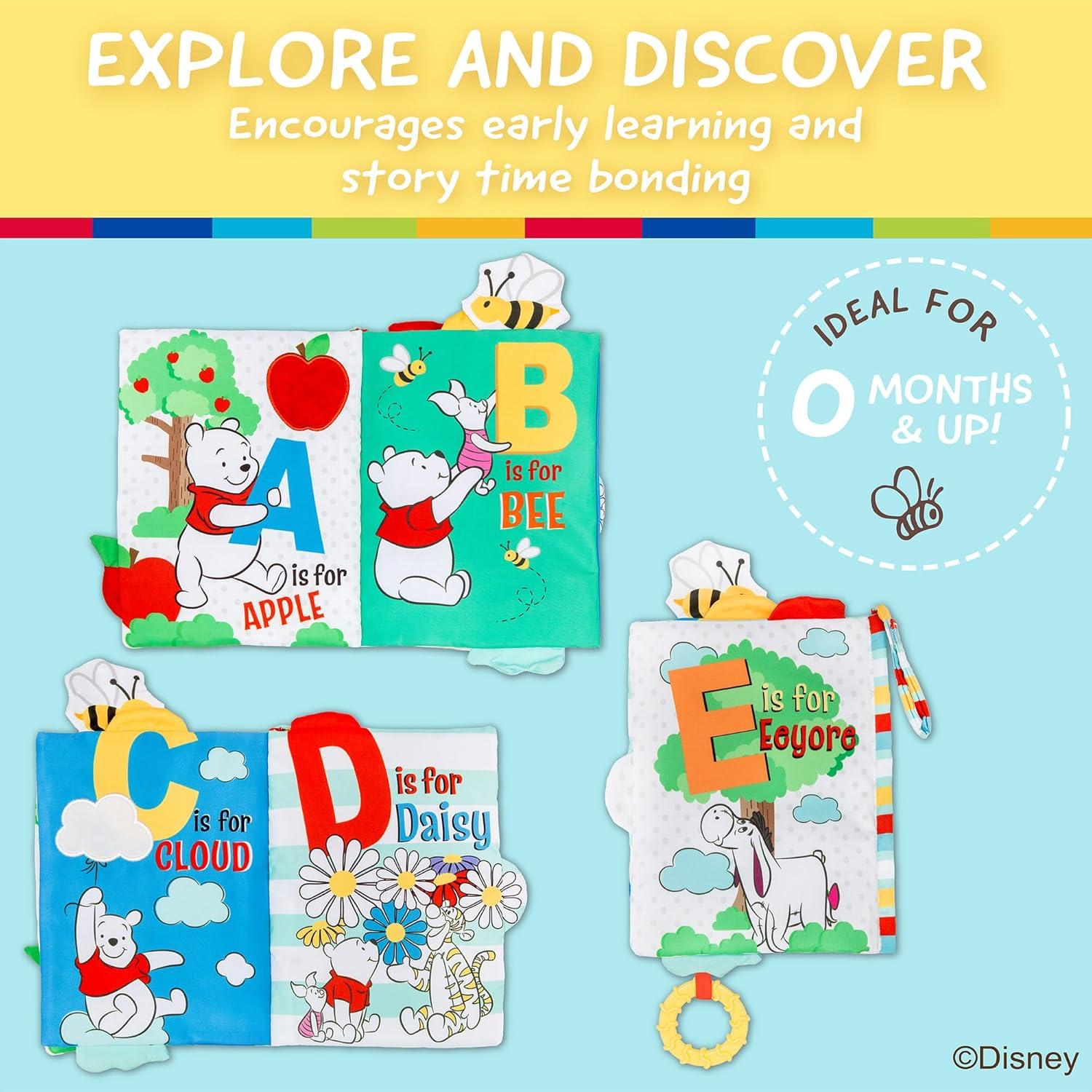 Libro de Tela Suave Disney Winnie the Pooh para Bebés 12.7x19.05cm