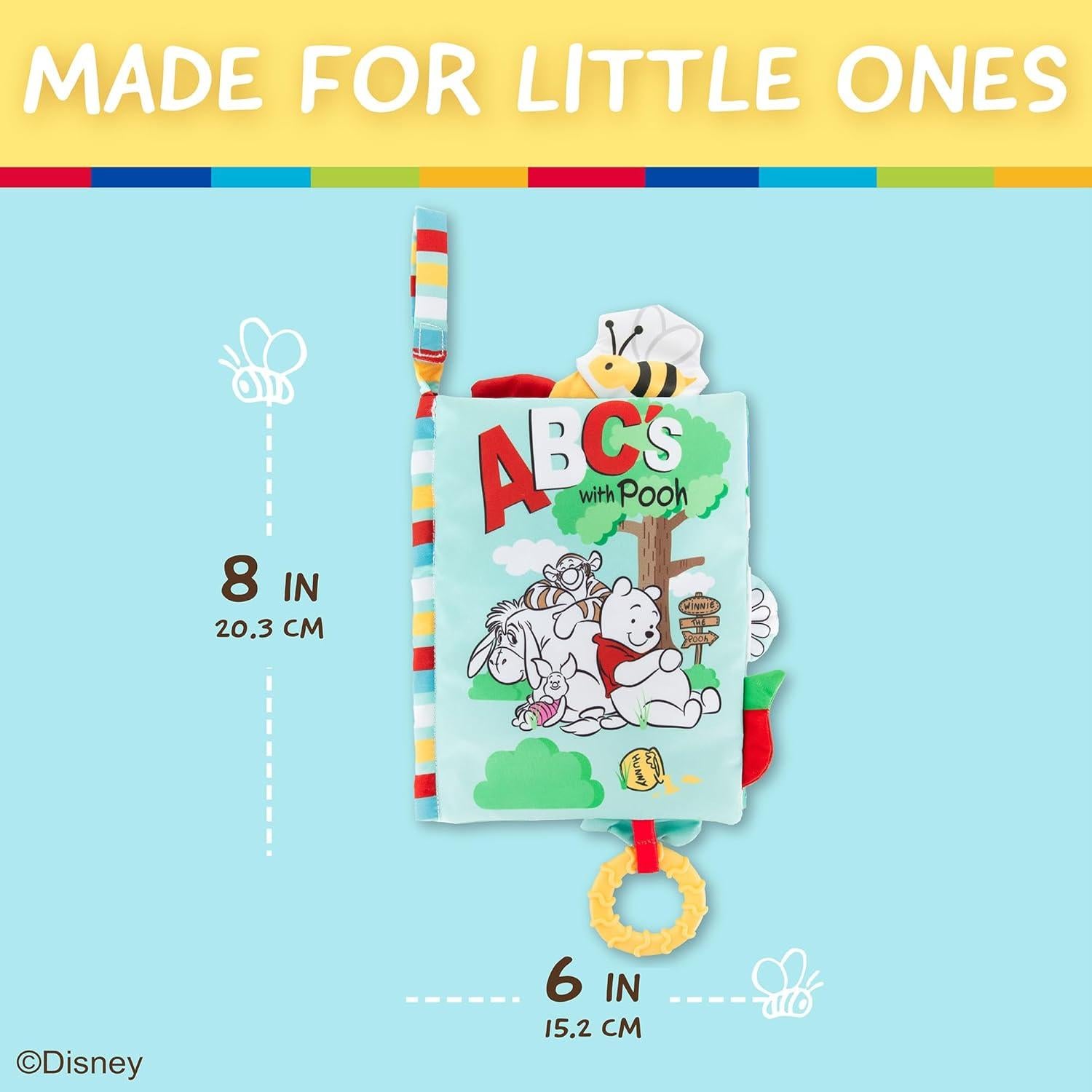 Libro de Tela Suave Disney Winnie the Pooh para Bebés 12.7x19.05cm