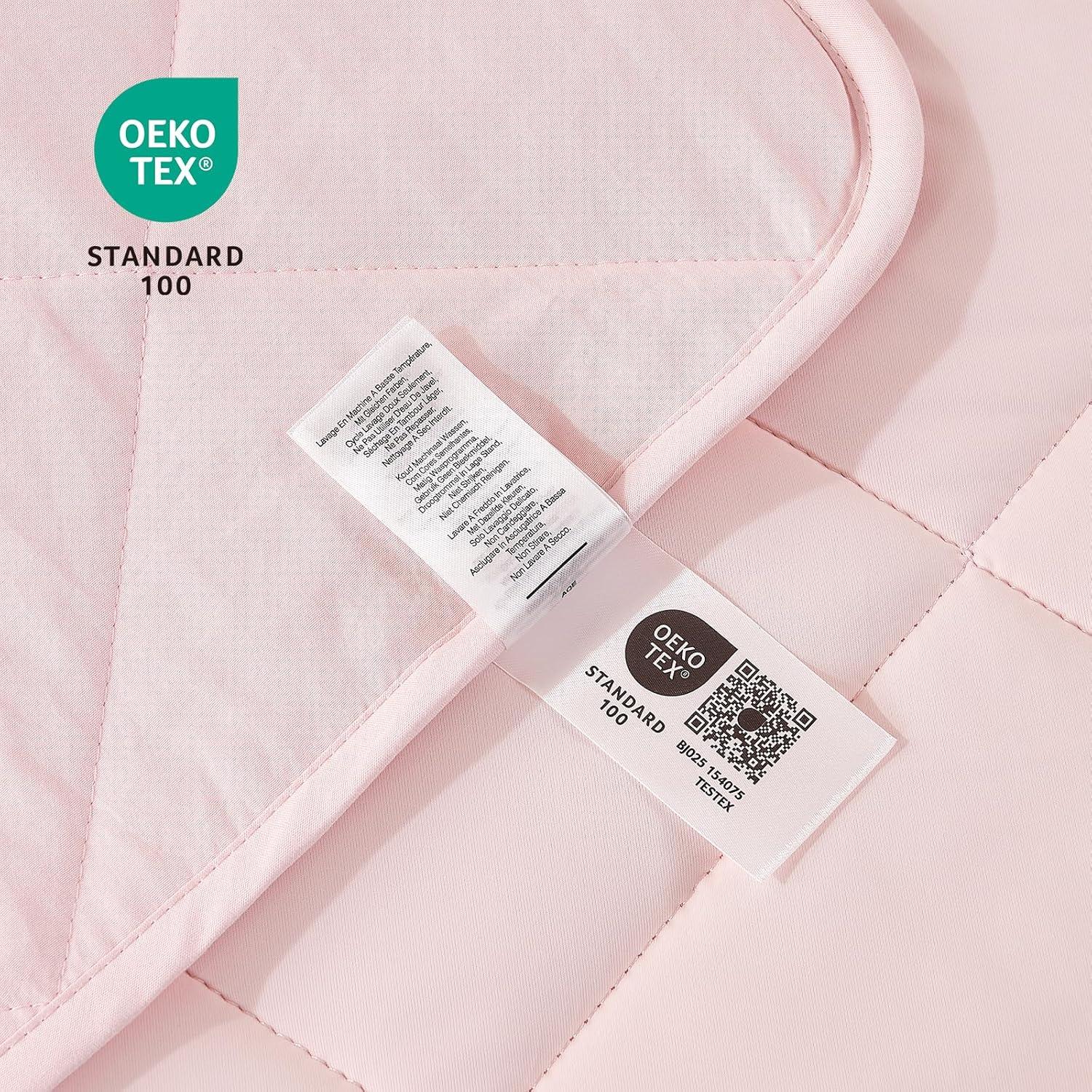 Manta Fresca y Acogedora Q-Max 0.4 127x178 cm Rosa