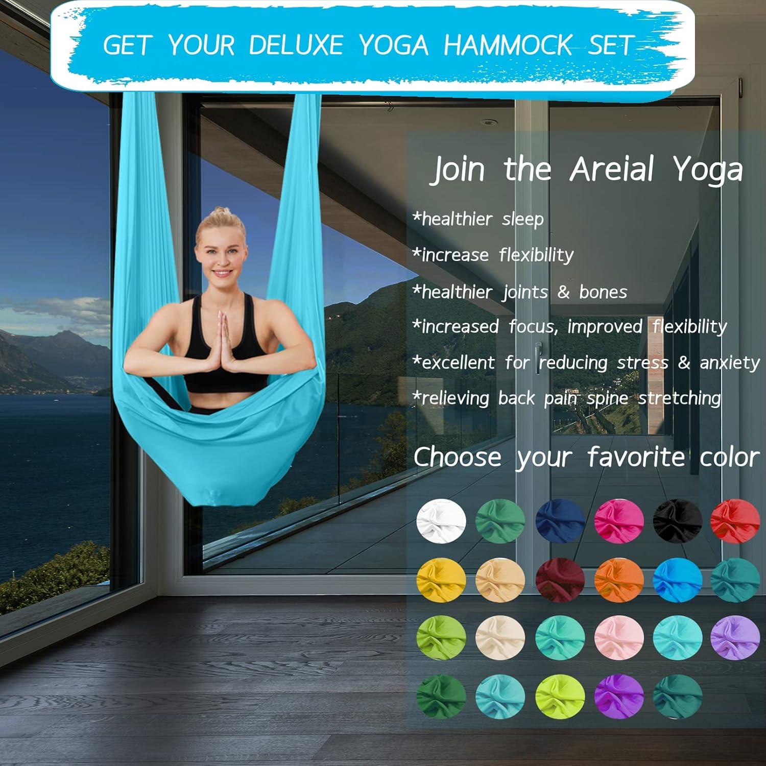 Columpio de Yoga Aéreo SKYPHAROS 5.5m Nylon Antigravedad