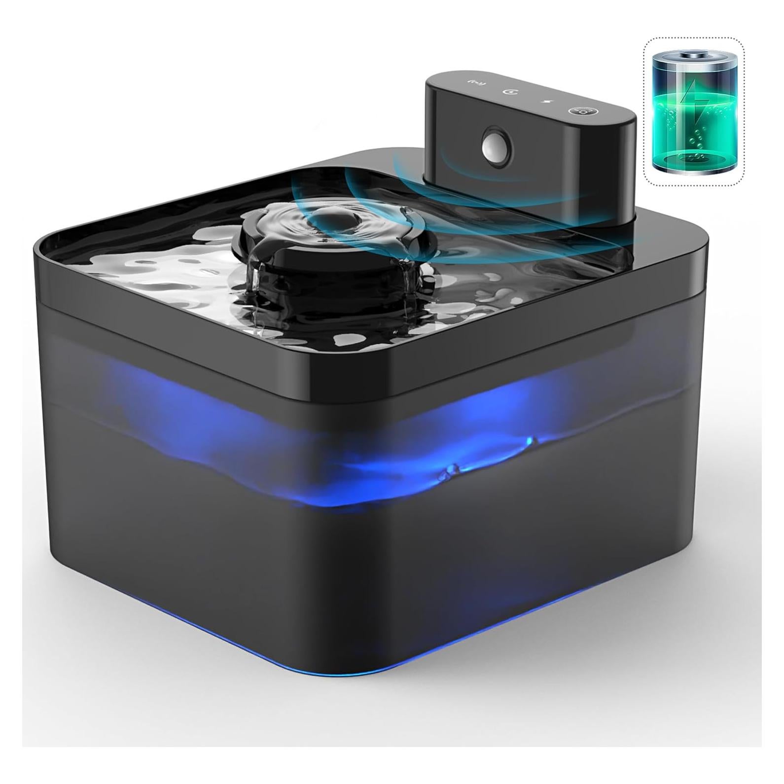 Fuente de Agua Inalámbrica OYES 2.2L para Gatos con Sensor