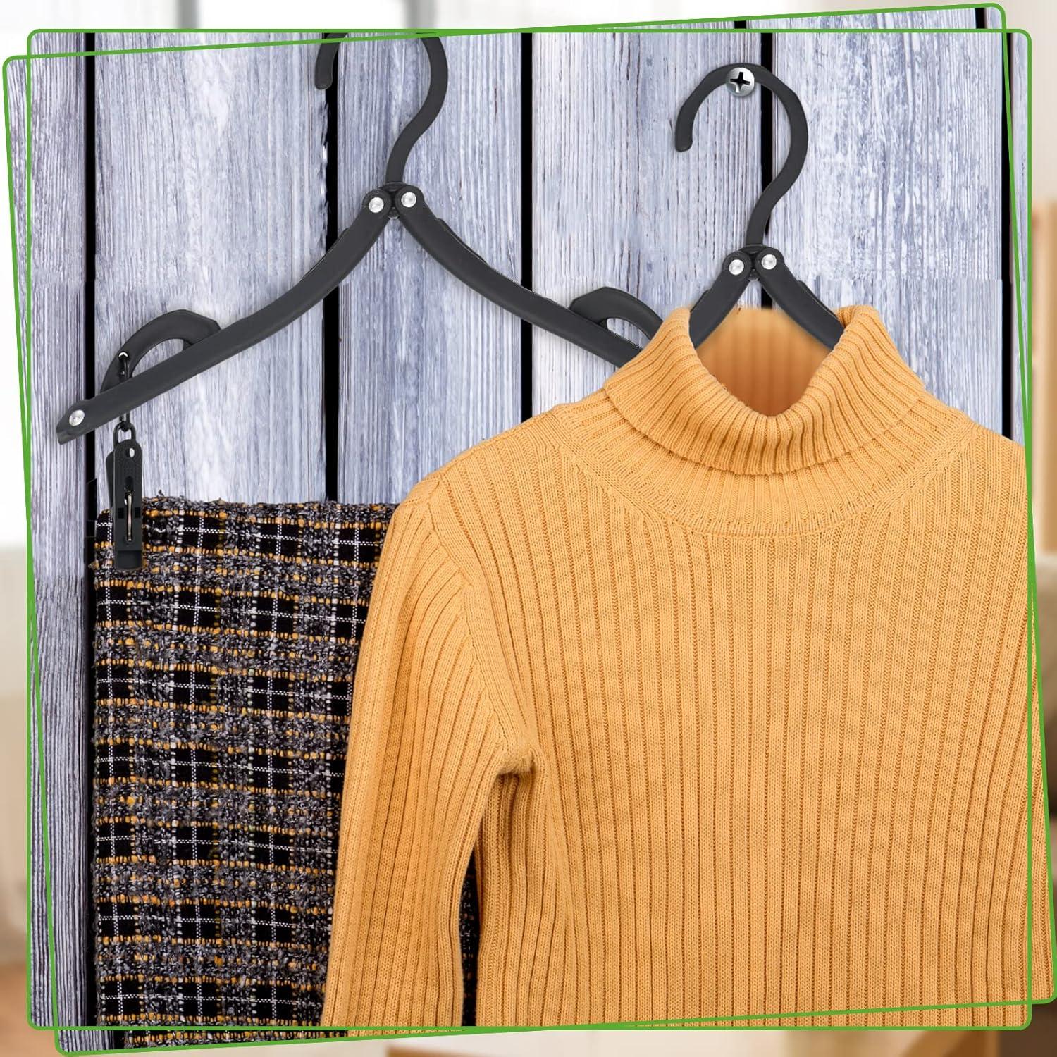 Perchas de Viaje Plegables Maitys 12 Piezas Antideslizantes