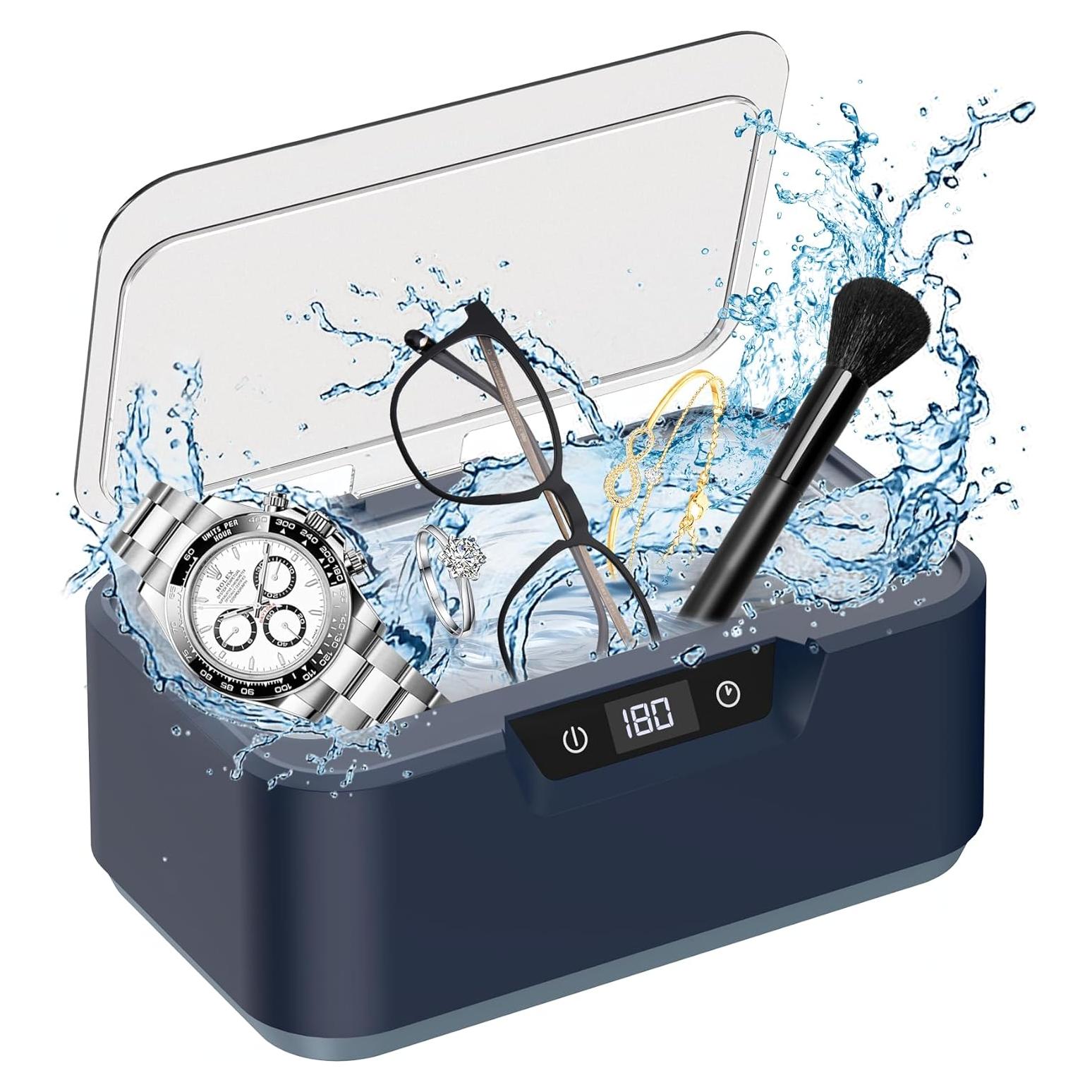 Limpiadora Ultrasónica de Joyas Klivvio 400ml 48kHz 24W