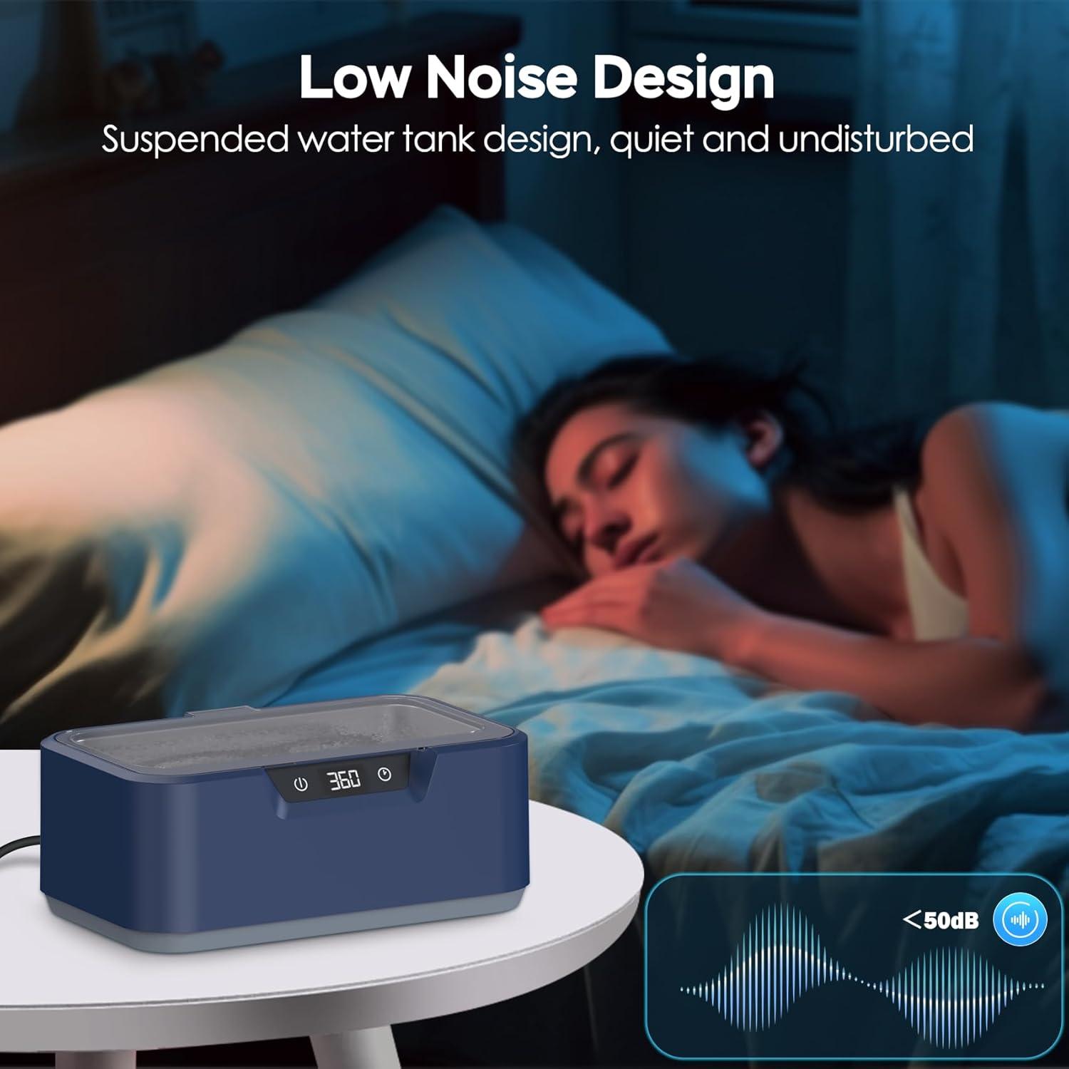 Limpiadora Ultrasónica de Joyas Klivvio 400ml 48kHz 24W