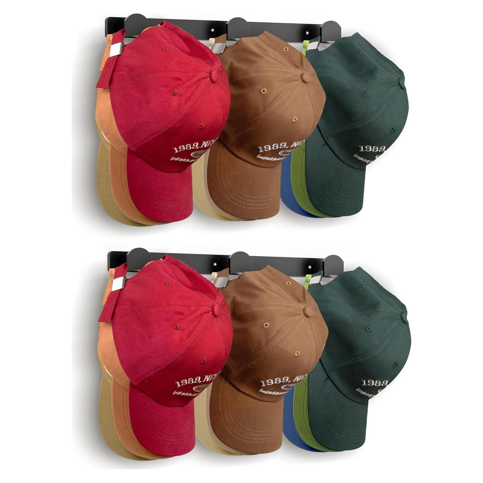 Soporte para Sombreros KIMBORA 2 Paquetes Negro Organizador