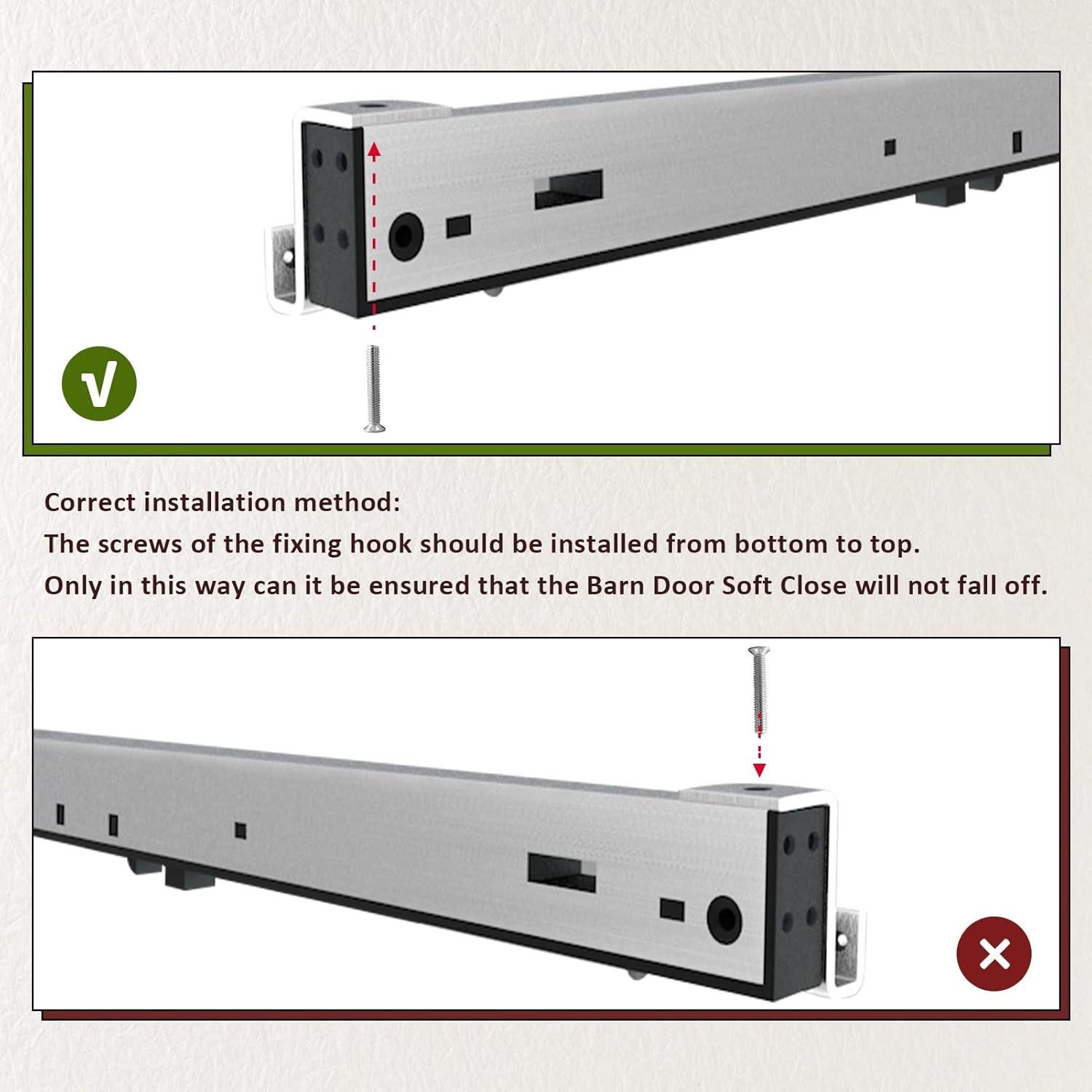 Mecanismo de Cierre Suave Acero Inoxidable Billion BL1984 35-60kg