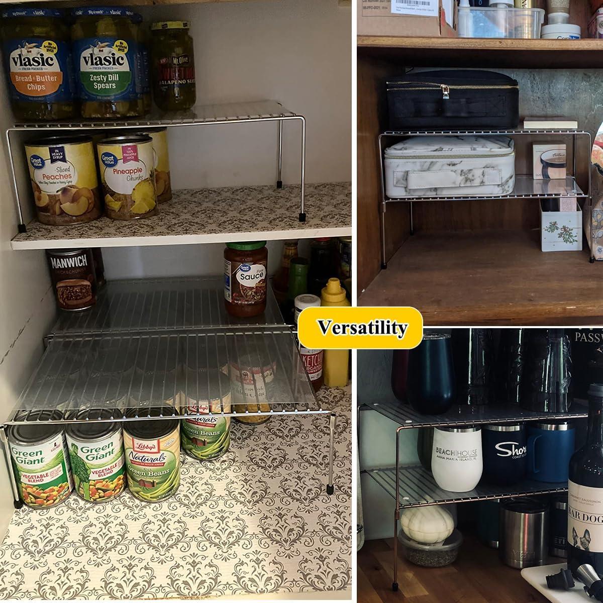 Juego de 2 Estantes Organizadores Homics para Cocina Apilables