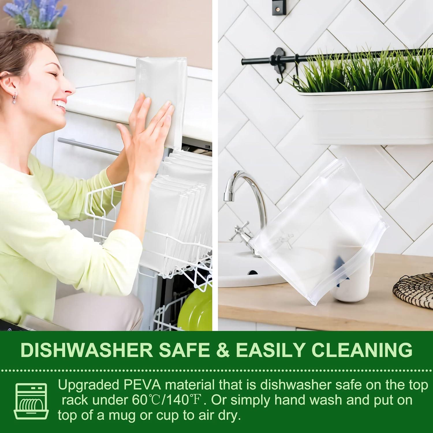 Bolsas de Almacenamiento Reutilizables SPLF 4 Galones Silicona