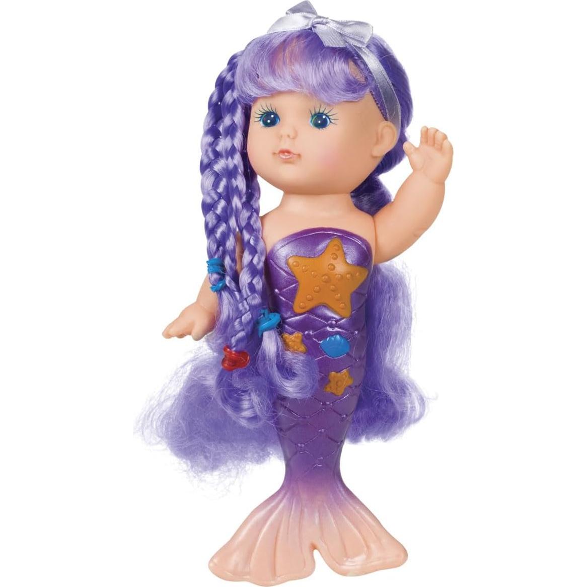Muñeca Sirena de Baño Toysmith 23 cm Vinilo Colores Variados