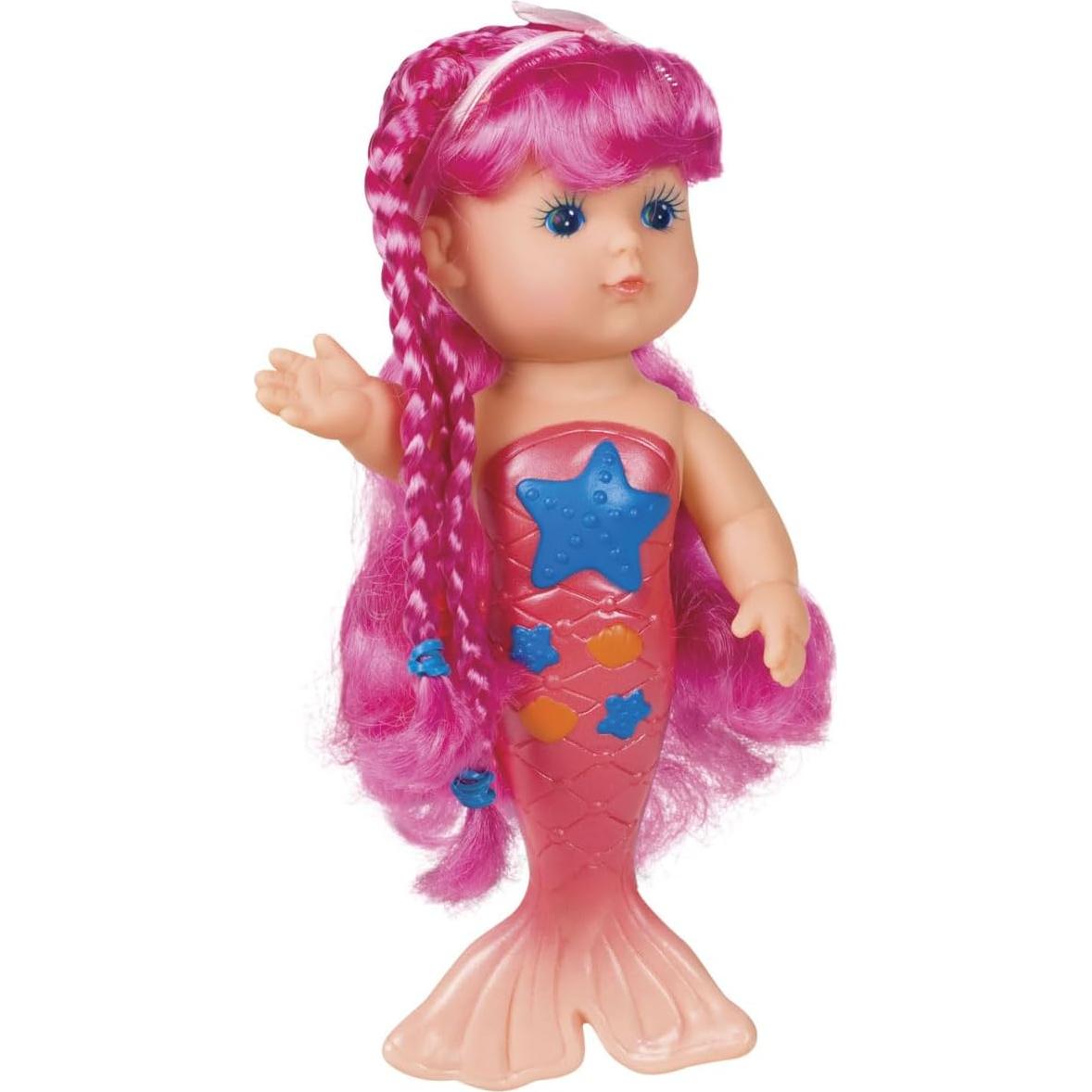 Muñeca Sirena de Baño Toysmith 23 cm Vinilo Colores Variados