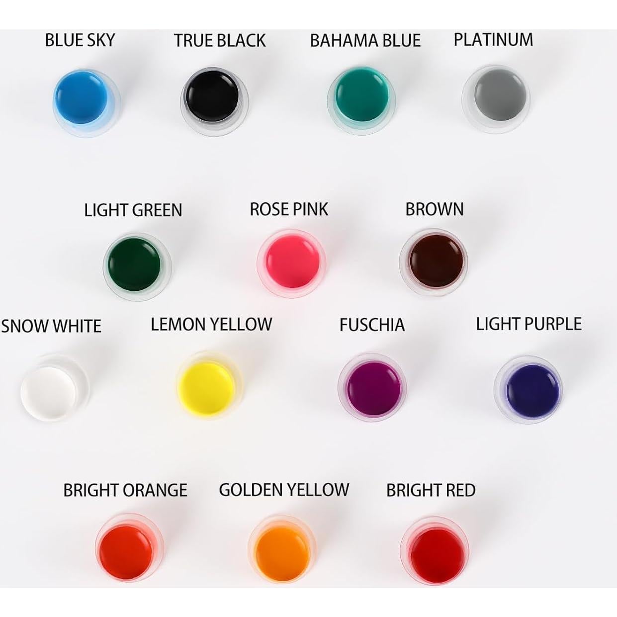 Set de Tinta para Tatuajes EIPTWH 14 Colores 15ml Profesional