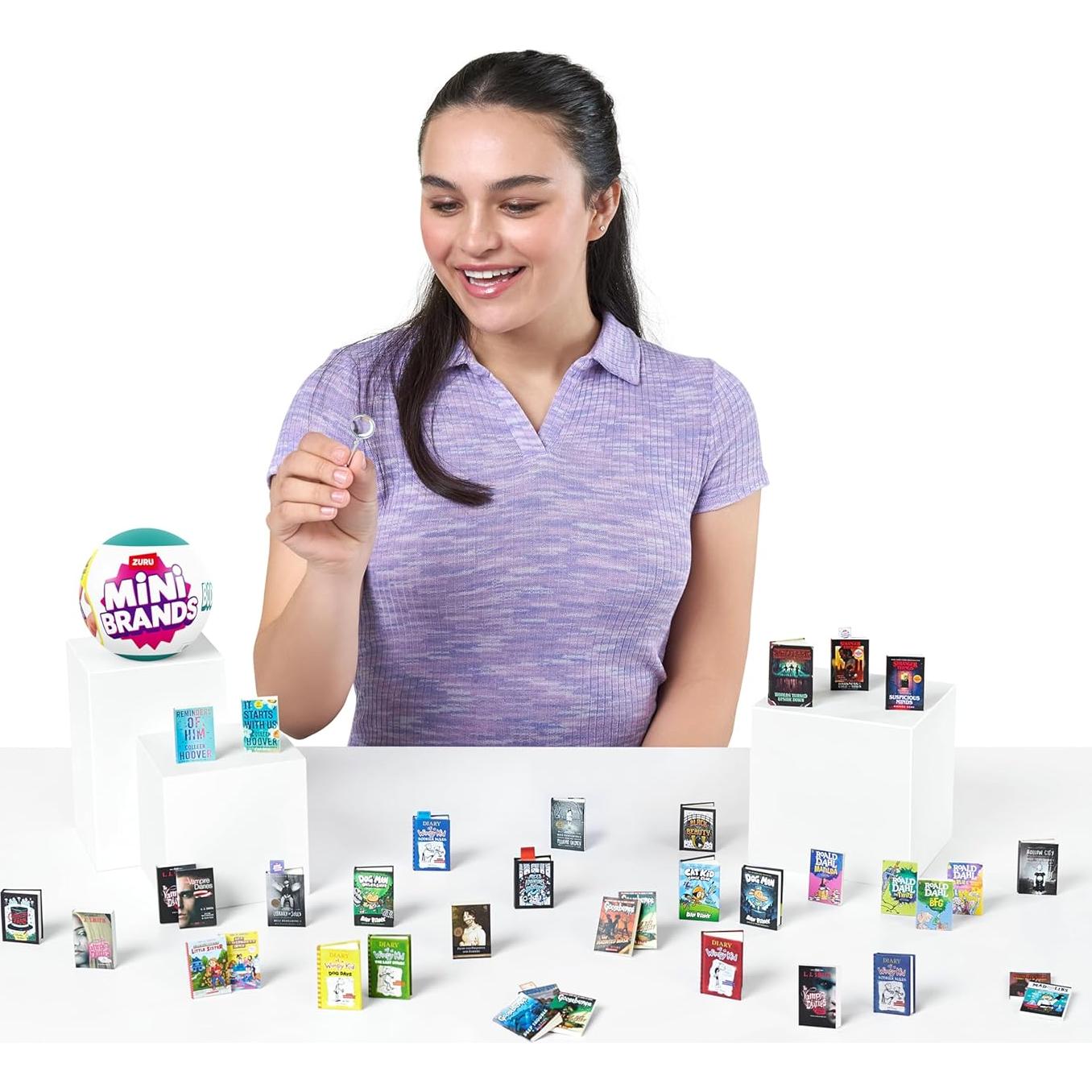 Cápsula de Mini Libros ZURU - 5 Libros Miniatura Coleccionables