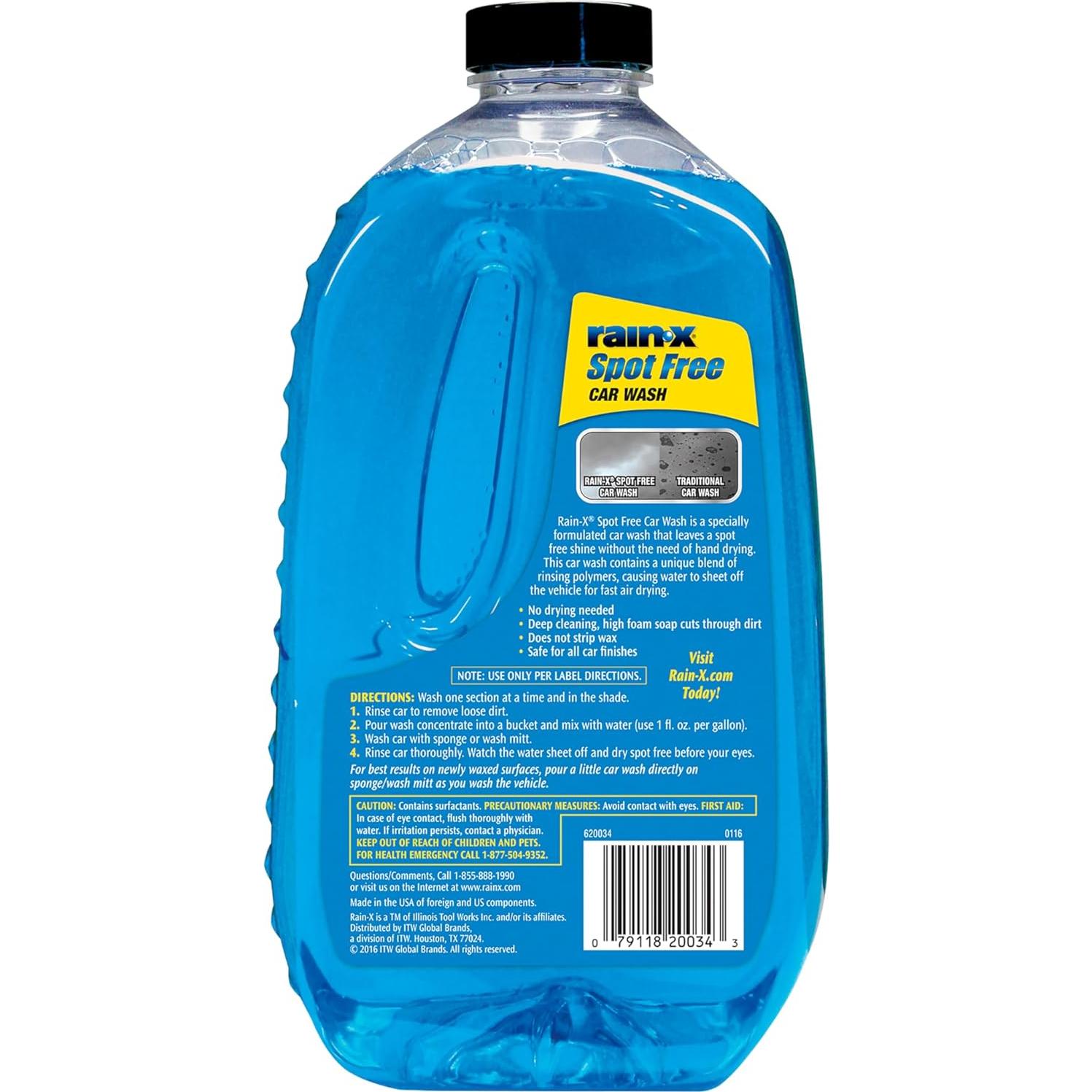 Jabón Espumoso para Lavado de Autos Rain-X 1.42 L Sin Manchas