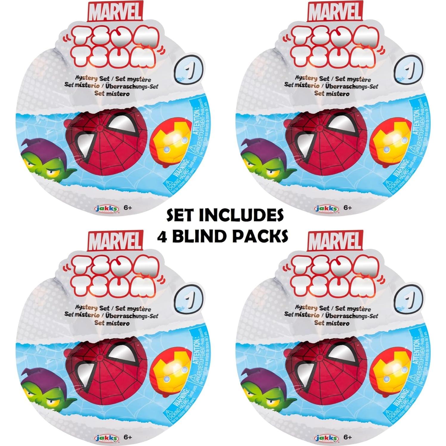 Figuras Marvel Tsum Tsum Ola 1 - 4 Bolsas Sorpresa