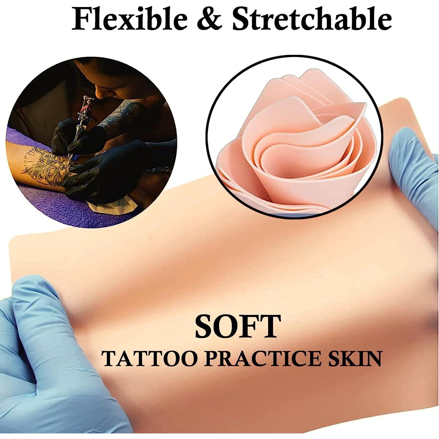 20 Piezas Piel de Práctica para Tatuaje Urknall 18.8x14.2cm