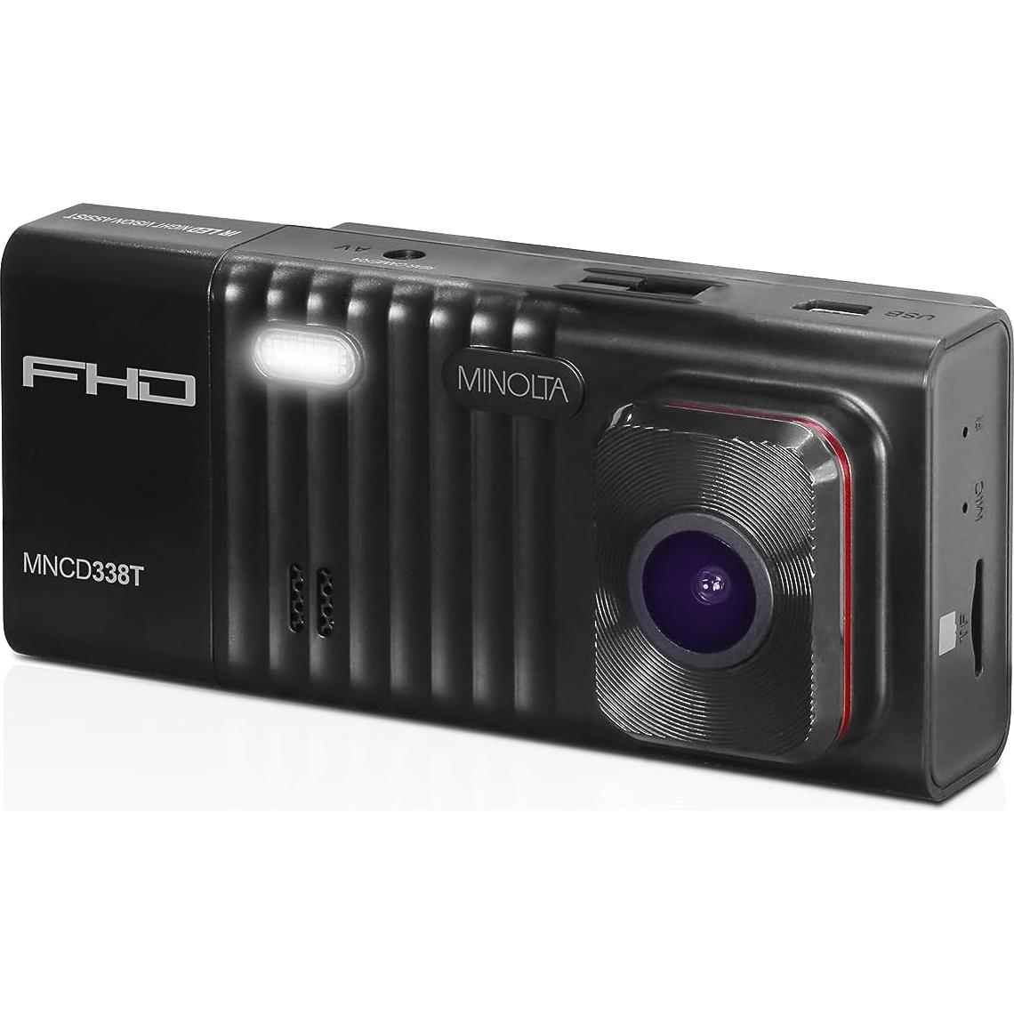 Cámara de tablero Minolta MNCD338T 3 canales 1080P con visión nocturna