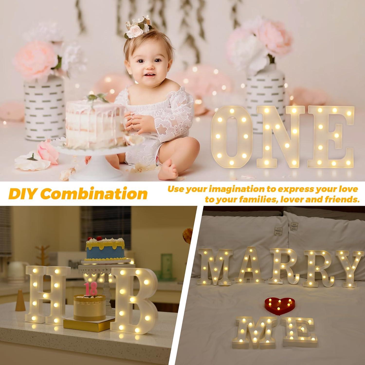 Letrero de Neón LED Letra A TRONSBOO Luz Decorativa