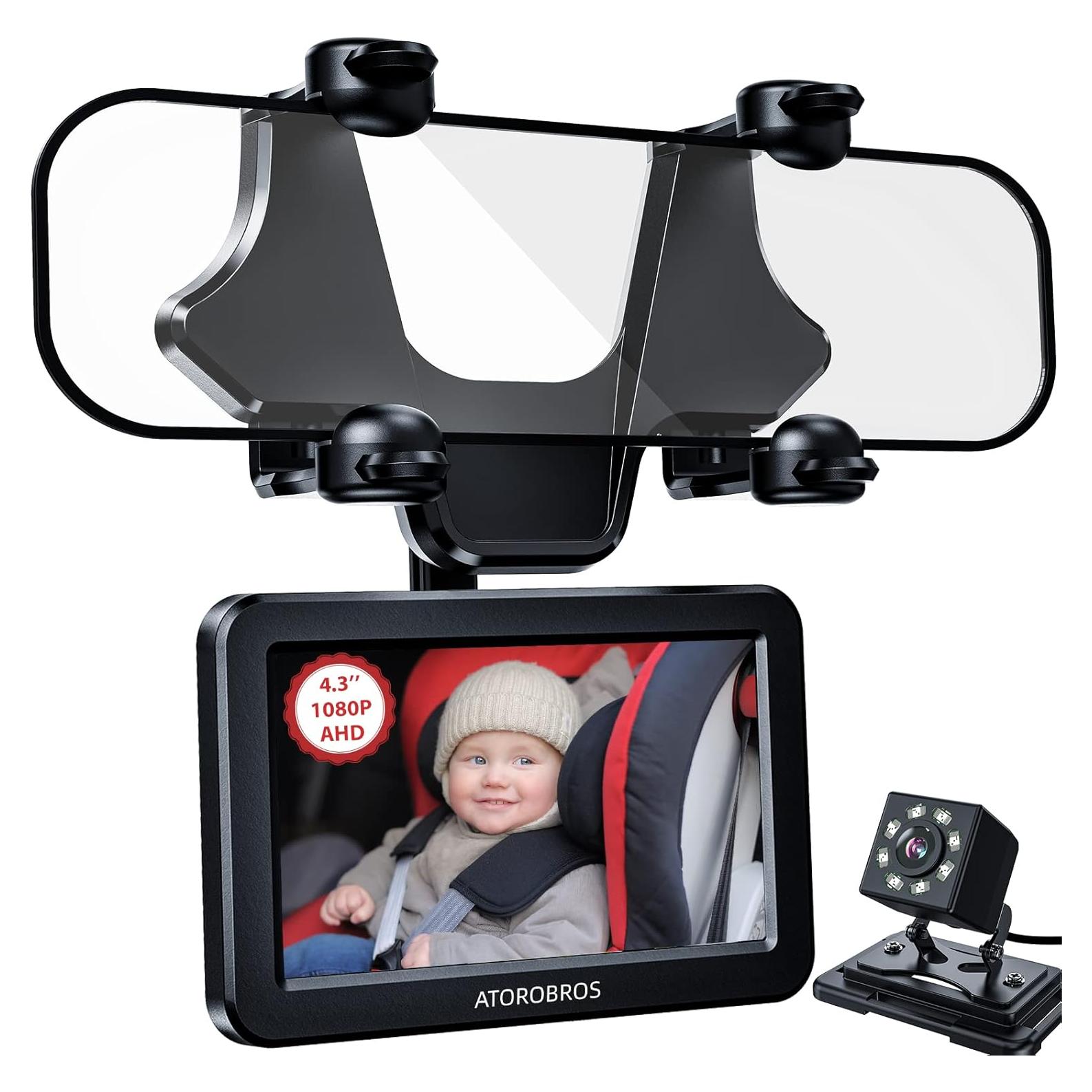 Cámara de Coche AHD 1080P ATOROBROS con Pantalla 4.3"