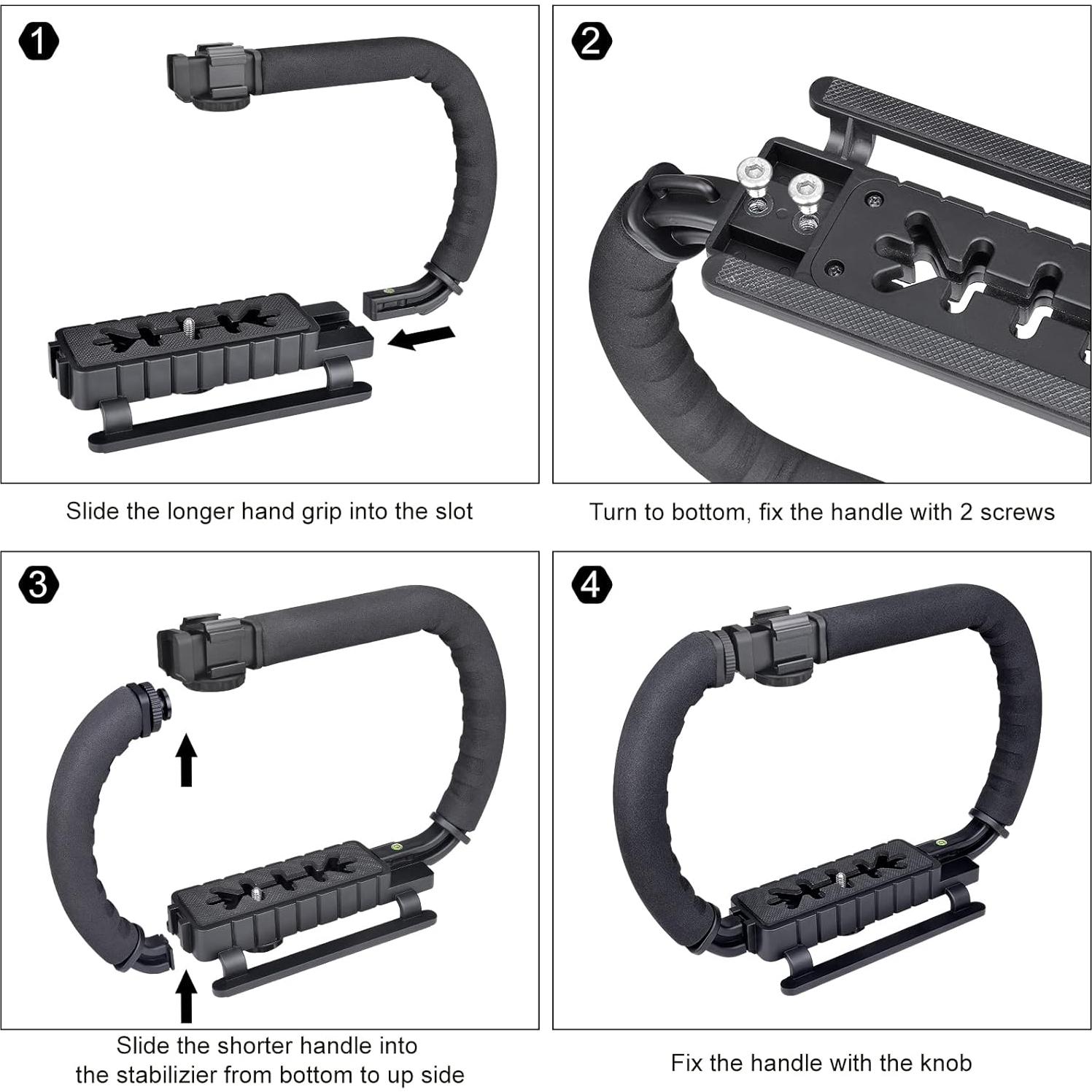 Soporte Estabilizador Fantaseal para Cámara DSLR y Acción