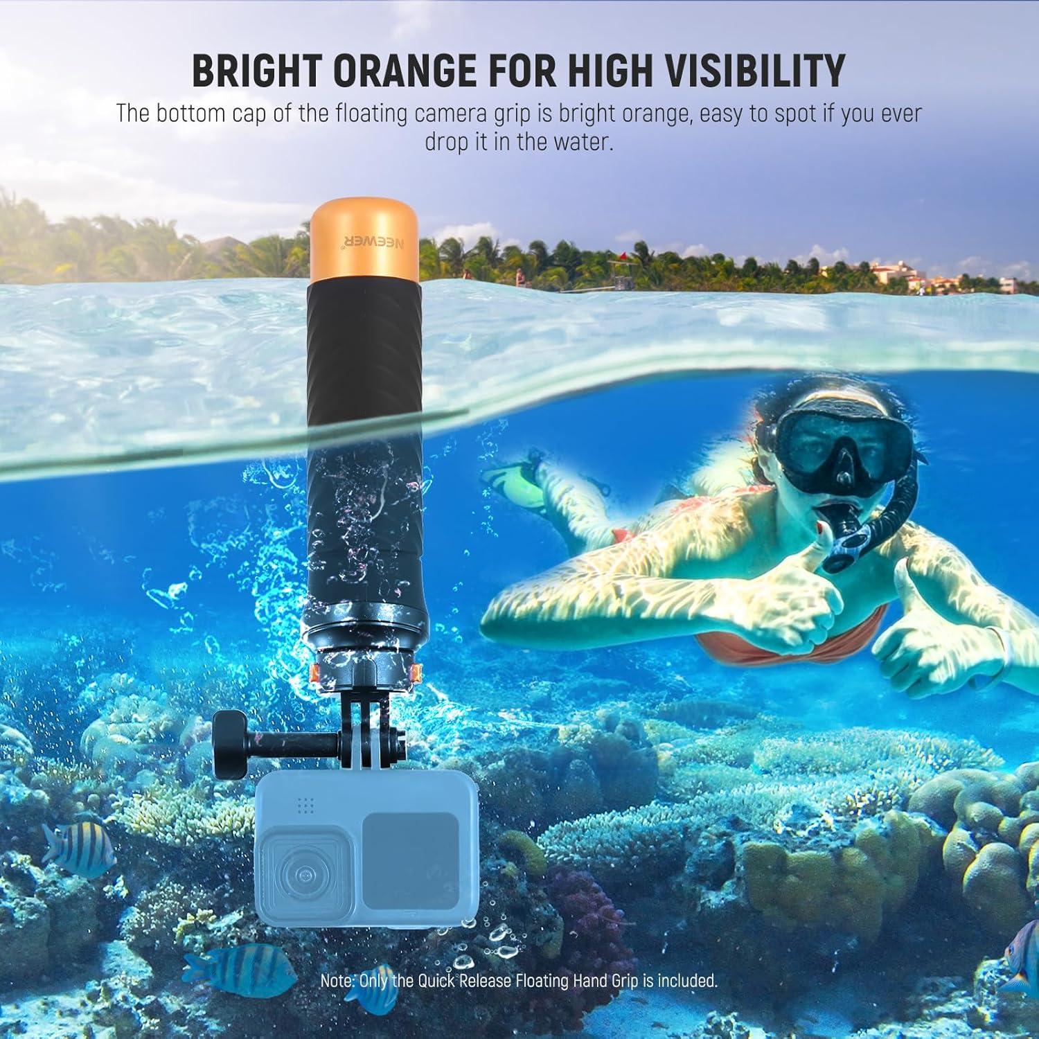 Mango Flotante NEEWER GP23 para Cámara de Acción Subacuática