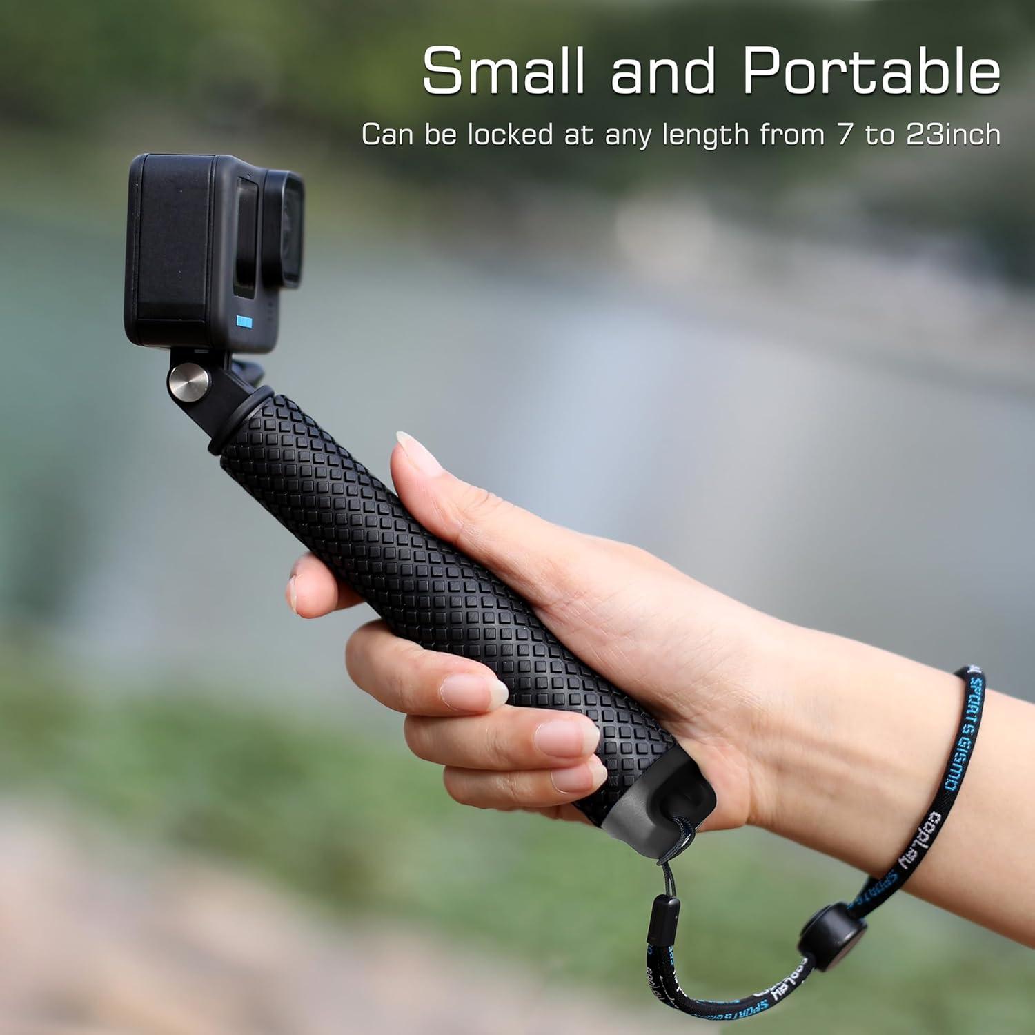Palo de Selfie Impermeable GEPULY 58 cm Ajustable para GoPro