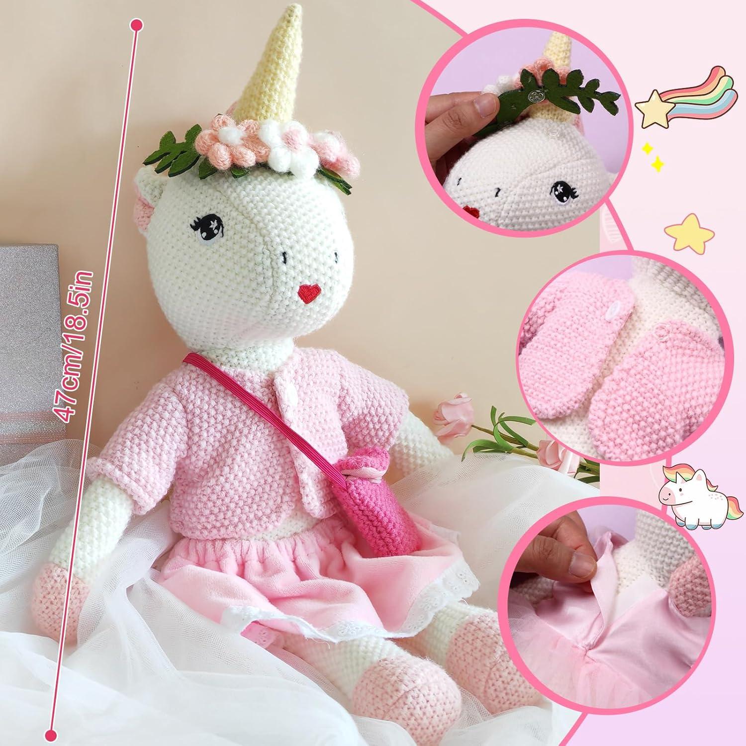 Muñeca Unicornio de Peluche Toylink 48 cm con Accesorios