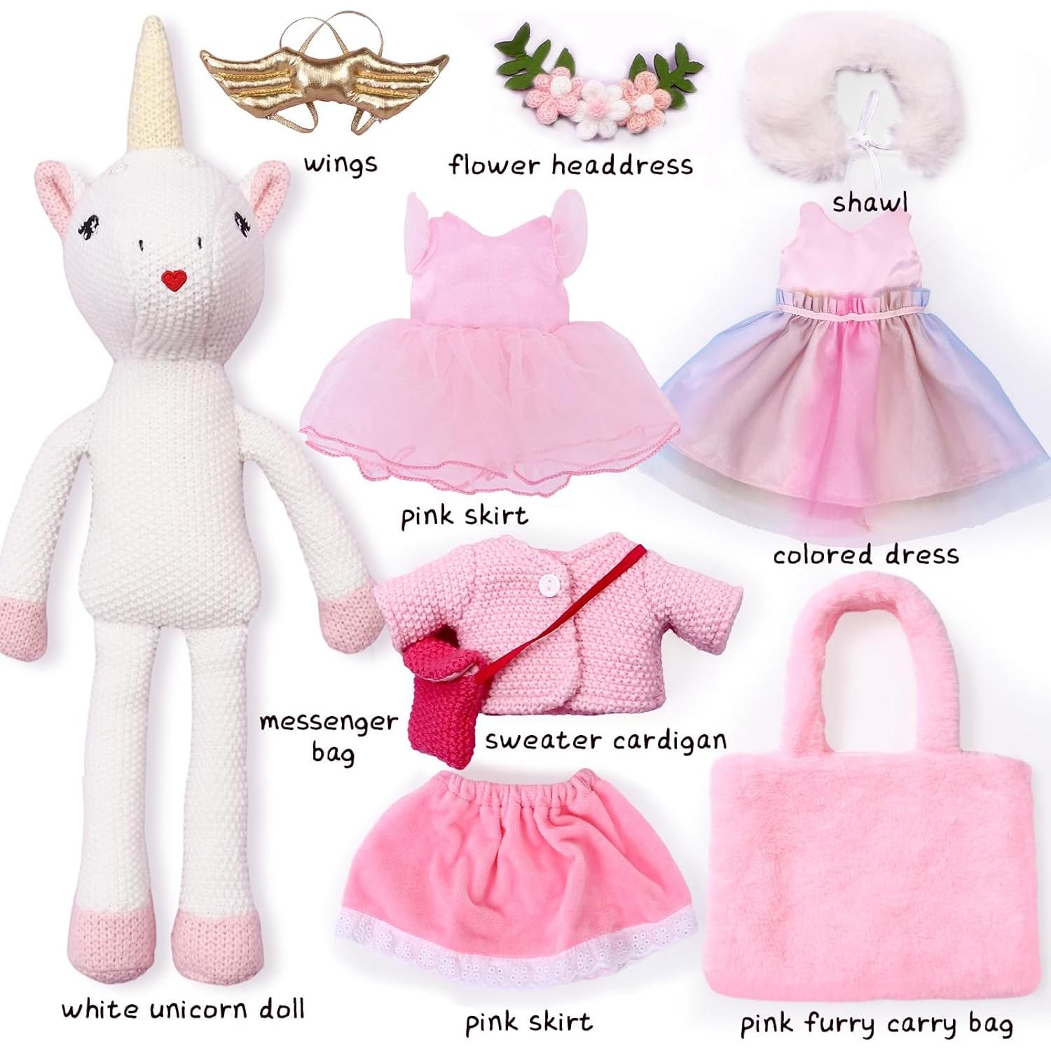 Muñeca Unicornio de Peluche Toylink 48 cm con Accesorios