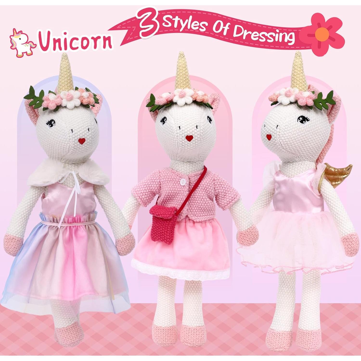 Muñeca Unicornio de Peluche Toylink 48 cm con Accesorios