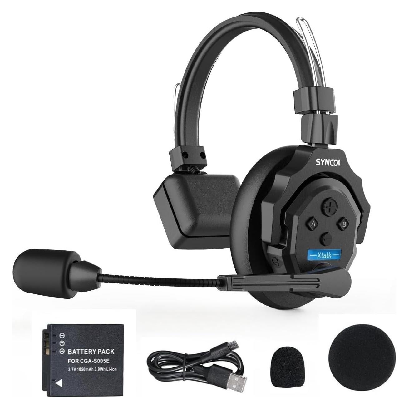 Auriculares Inalámbricos SYNCO XTALK X1, 24H, 350m, Cancelación Ruido