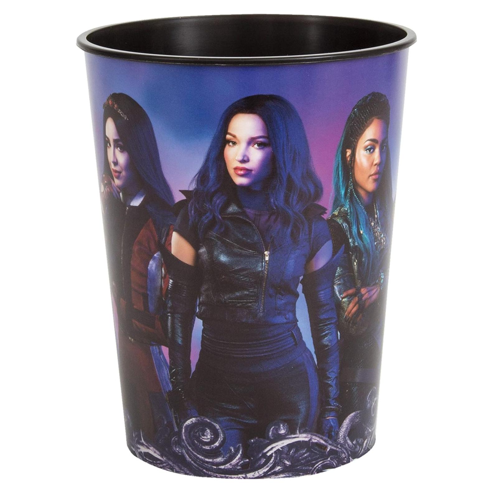 Vaso de Plástico Disney Descendants 3 - 473 ml - Reutilizable