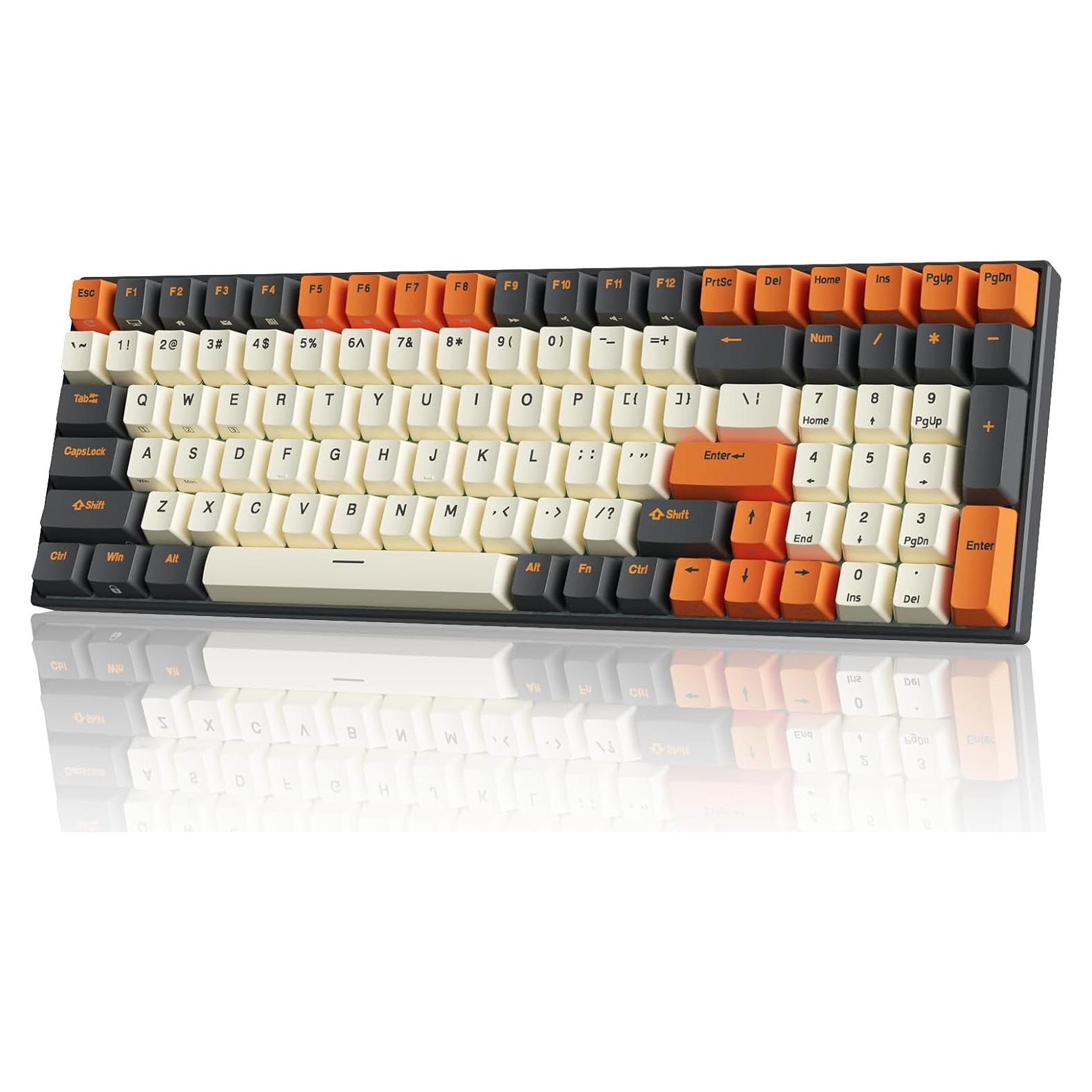 Teclado Mecánico Inalámbrico RK ROYAL KLUDGE RK100 RGB 100 Teclas