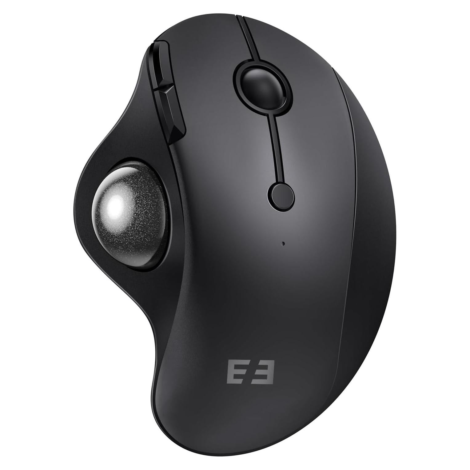 Ratón Trackball Inalámbrico Seenda Ergonómico Negro