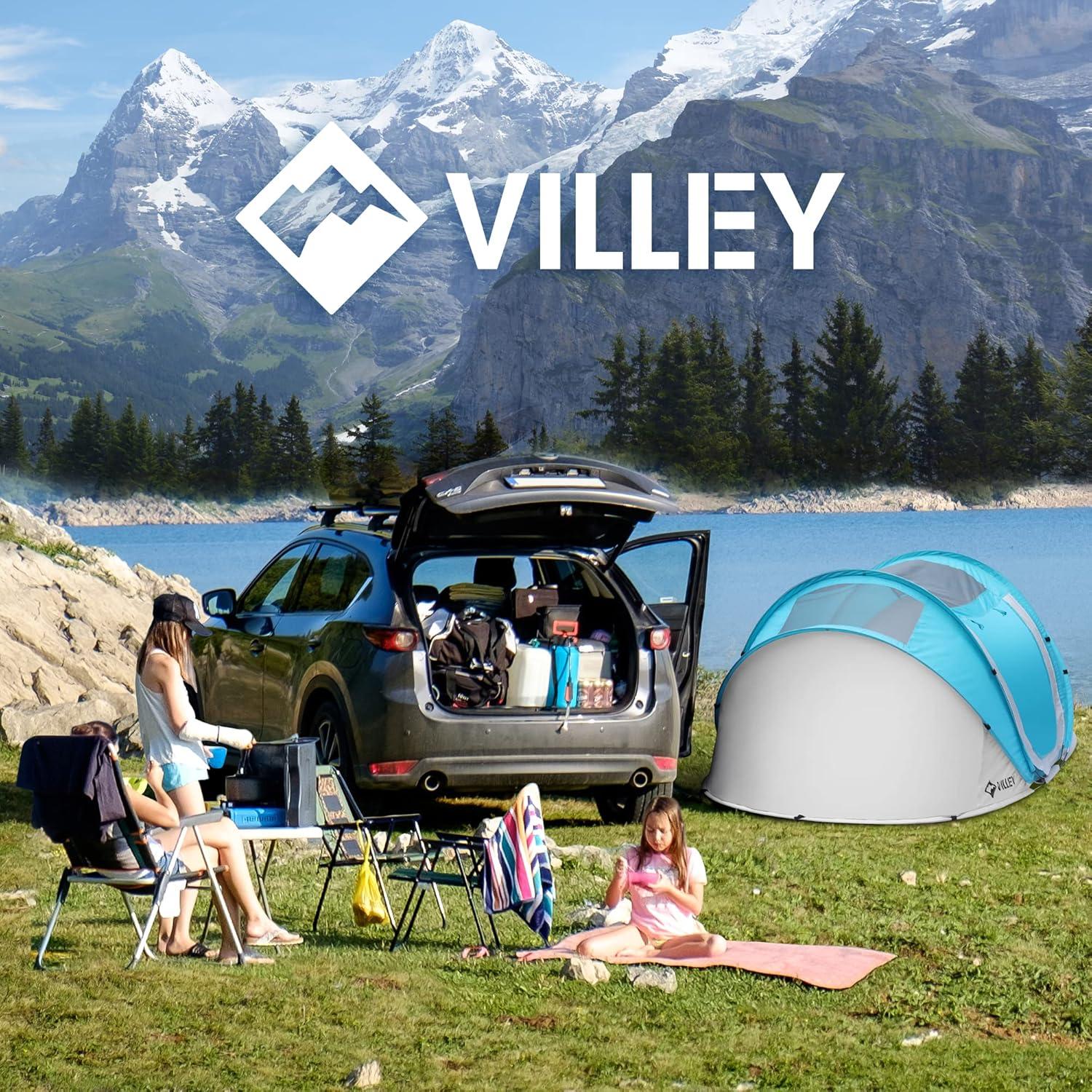 Tienda de Camping VILLEY para 2 Personas Impermeable