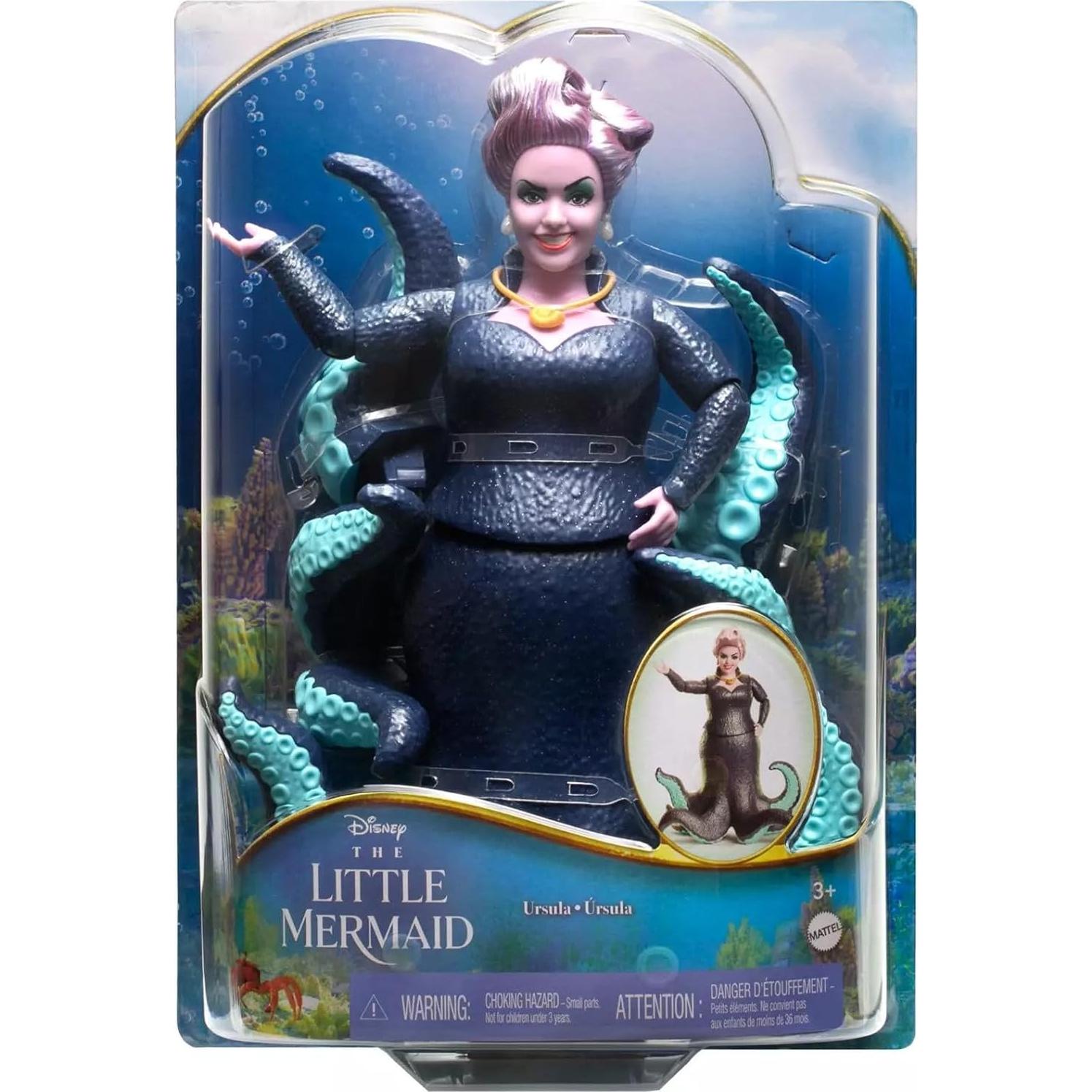 Muñeca de moda Ursula Mattel Disney La Sirenita 27.5 cm