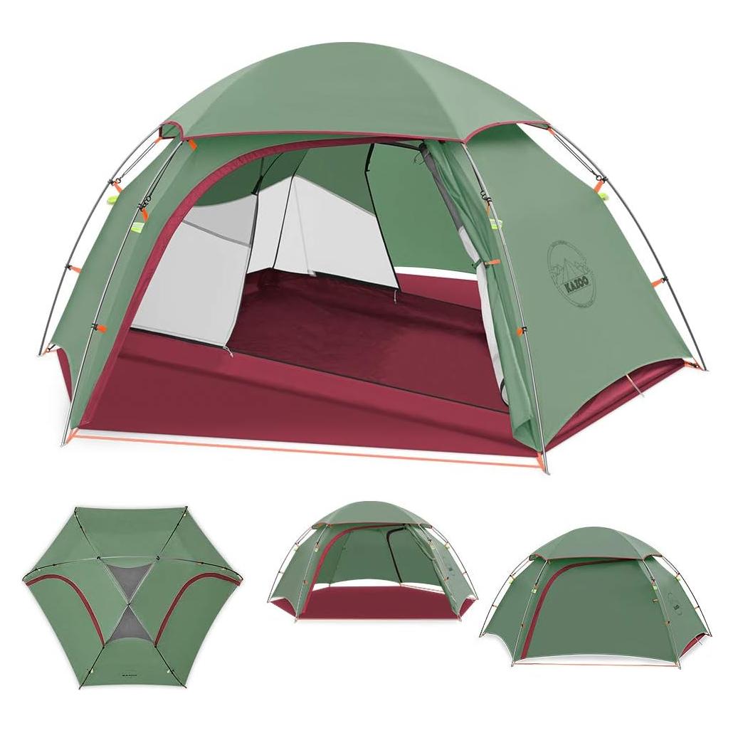 Tienda de Camping KAZOO VENUS 2P Impermeable Ultraligera