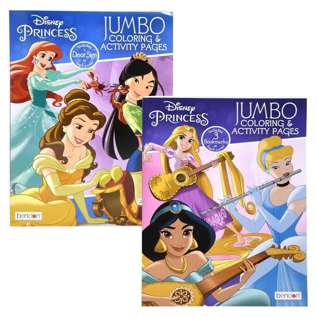 Libro para Colorear Princesas Disney 288 Páginas