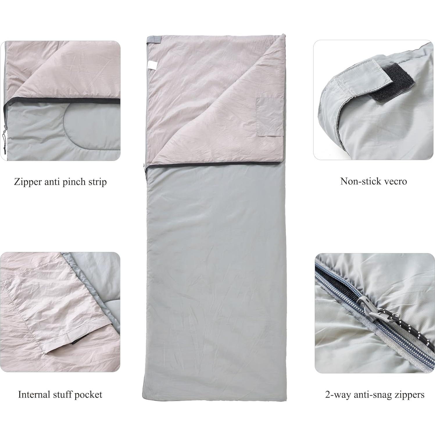 Saco de Dormir Ultraligero Nature Link Zoysia-001 0.8kg 10-17°C