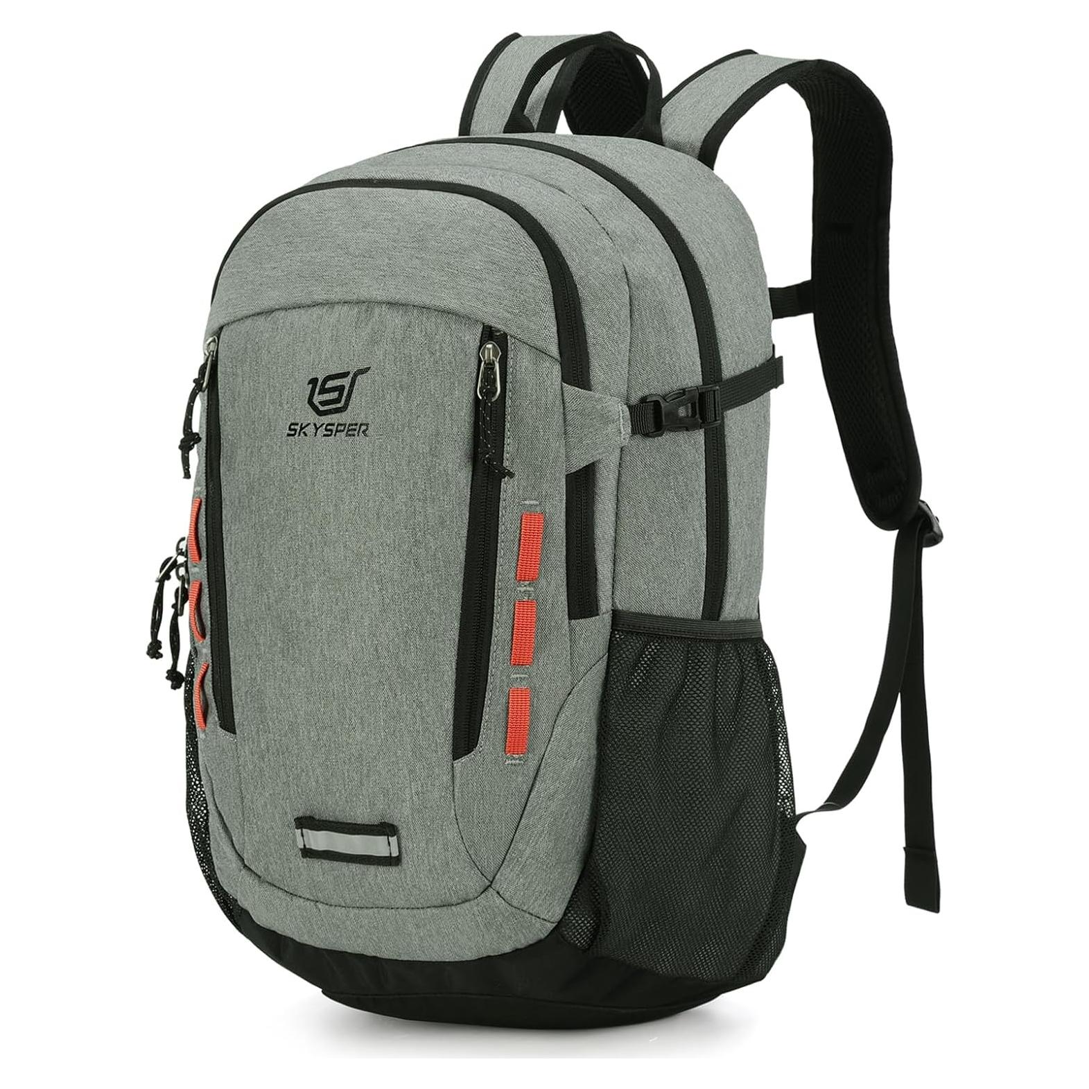 Mochila de Senderismo SKYSPER 30L Gris - Ligera y Ergonómica