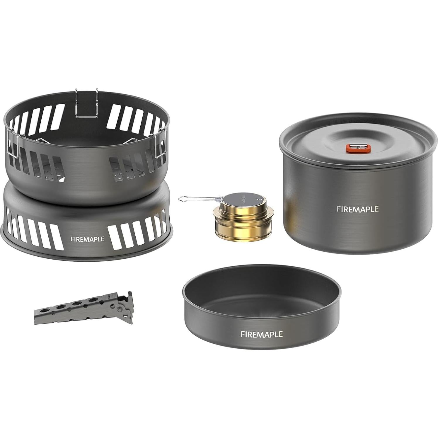 Juego de Cocina Portátil Fire Maple - Estufa 3KW y Ollas de Aluminio