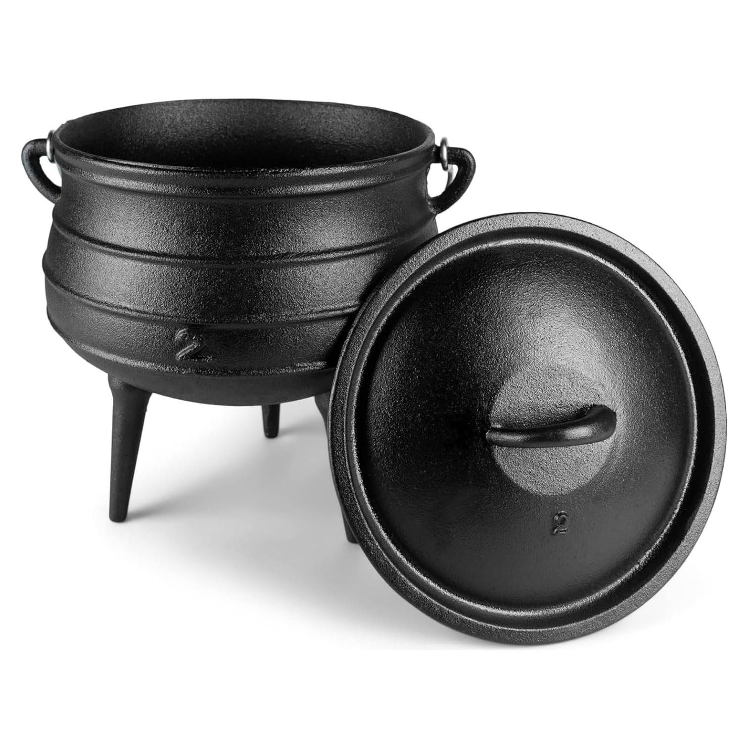 Olla de Hierro Fundido Bruntmor 6 Cuartos con Tapa - Horno Holandés