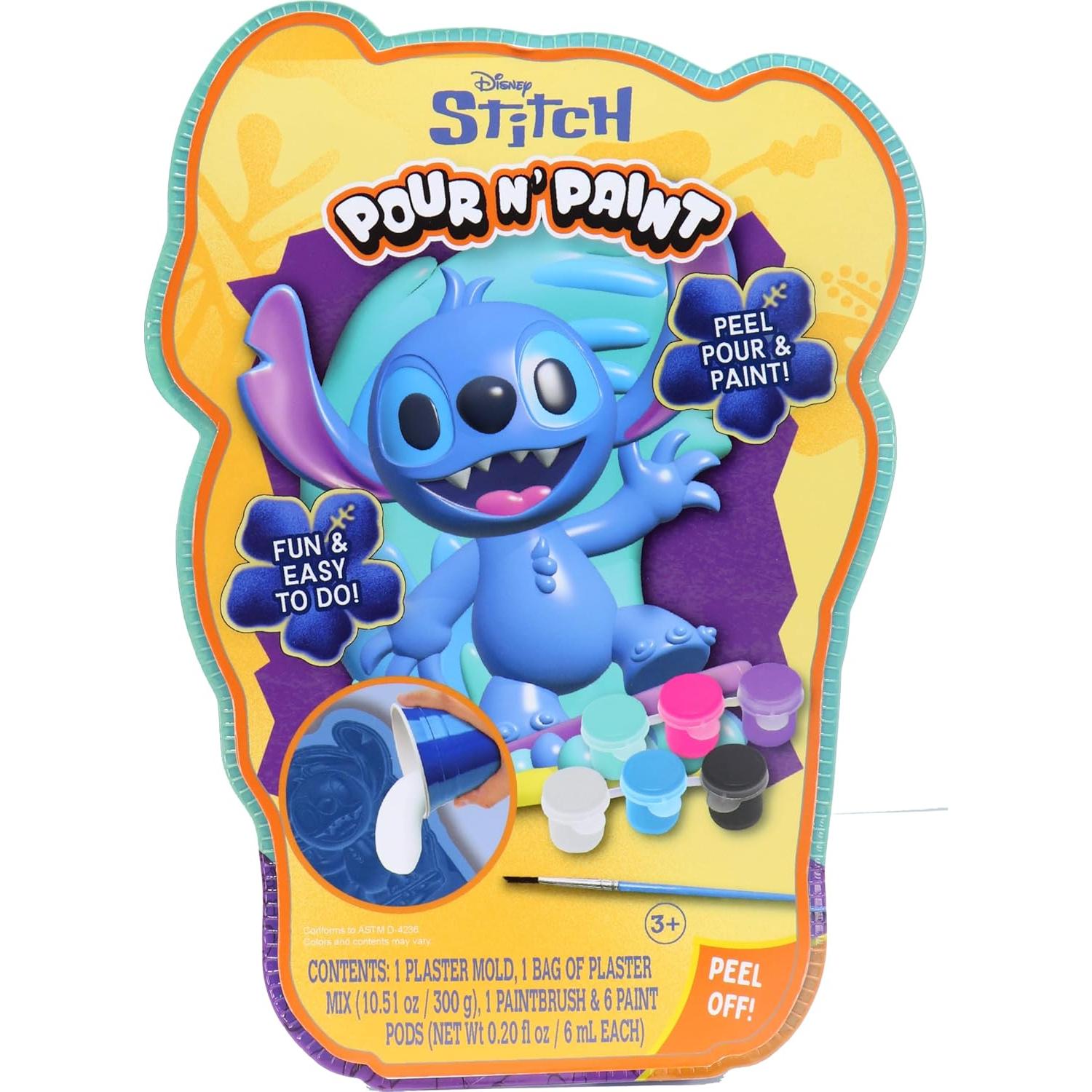 Set de Manualidades Disney Stitch Pour N Paint - Tara Toys