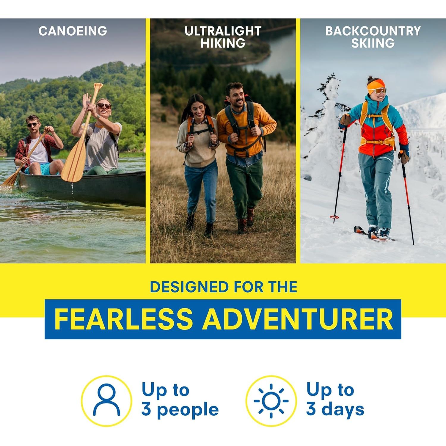 Kit Médico Ultraligero Adventure Medical Kits - 3 Personas, 3 Días