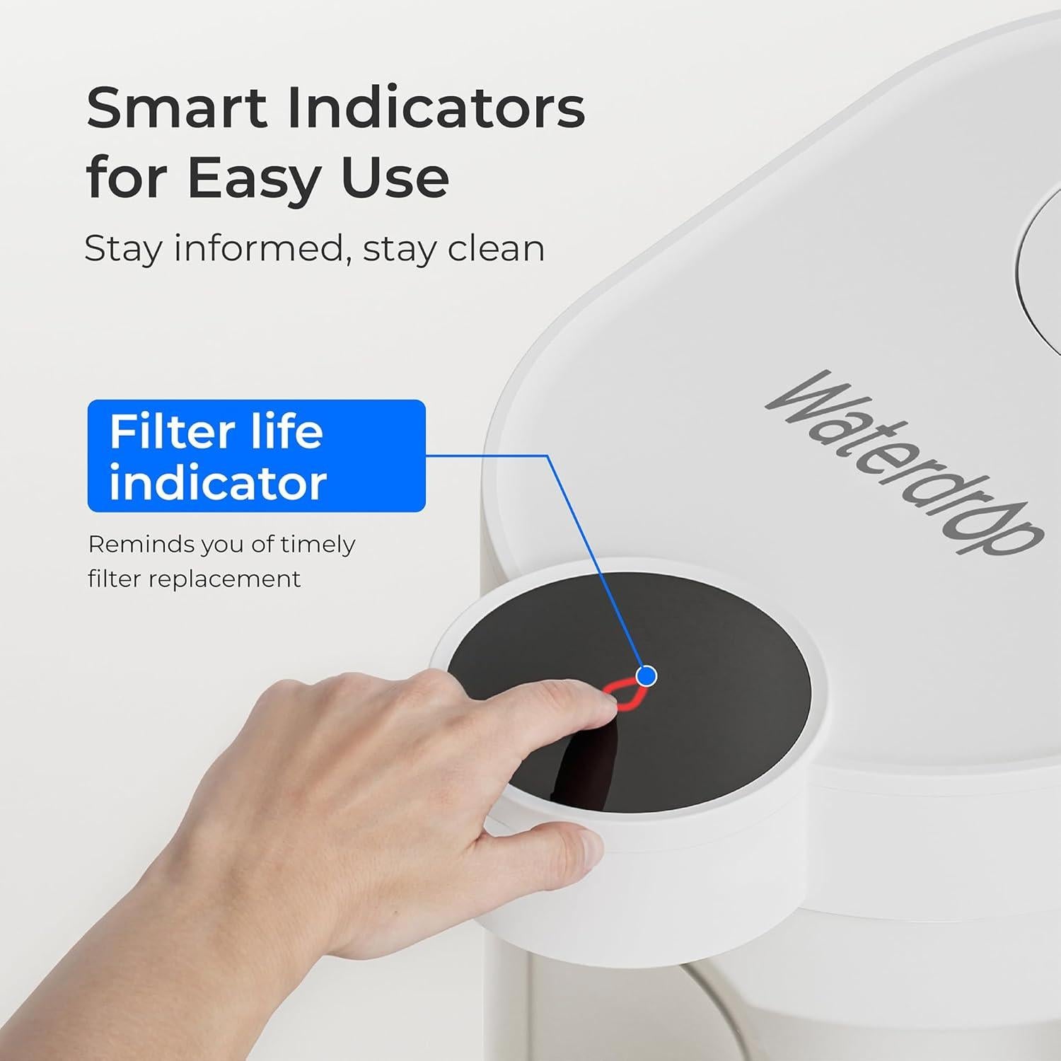 Filtro de Reemplazo Waterdrop WD-EWFS para Jarra Eléctrica 1 Unidad